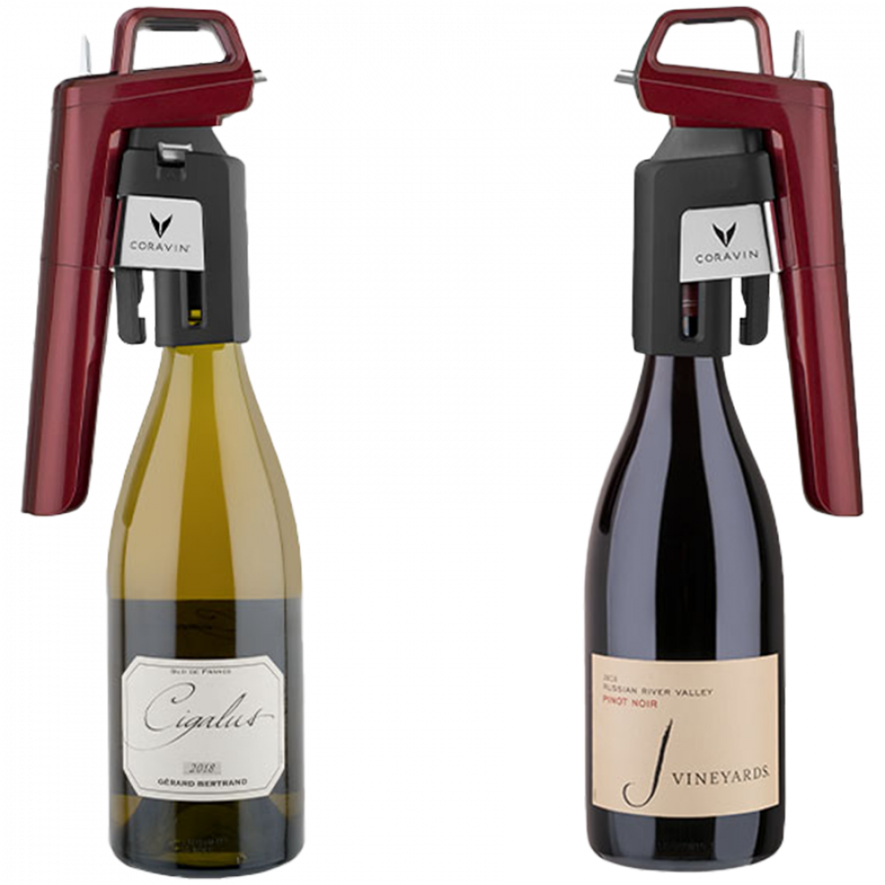 Coravin Timeless Six Plus System do przechowywania wina Czerwony