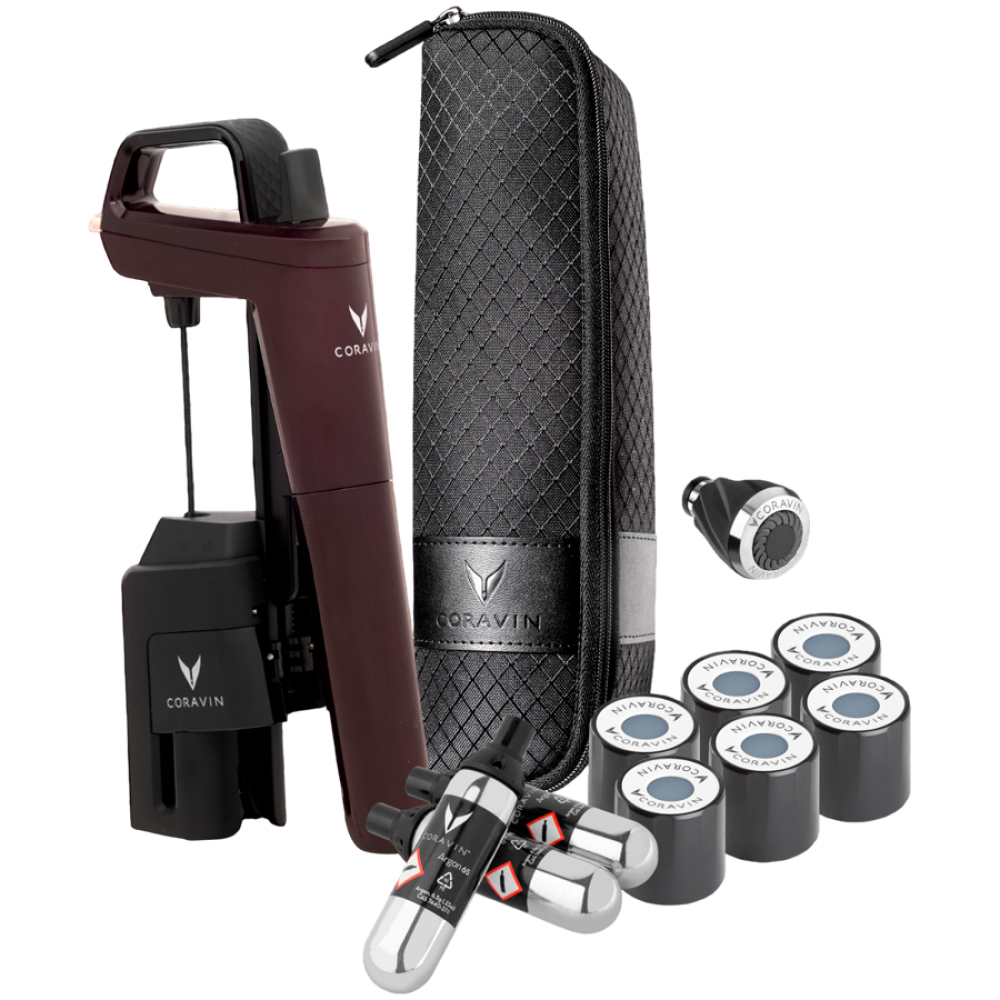 Coravin Timeless Six Plus System do przechowywania wina Hermitage Red