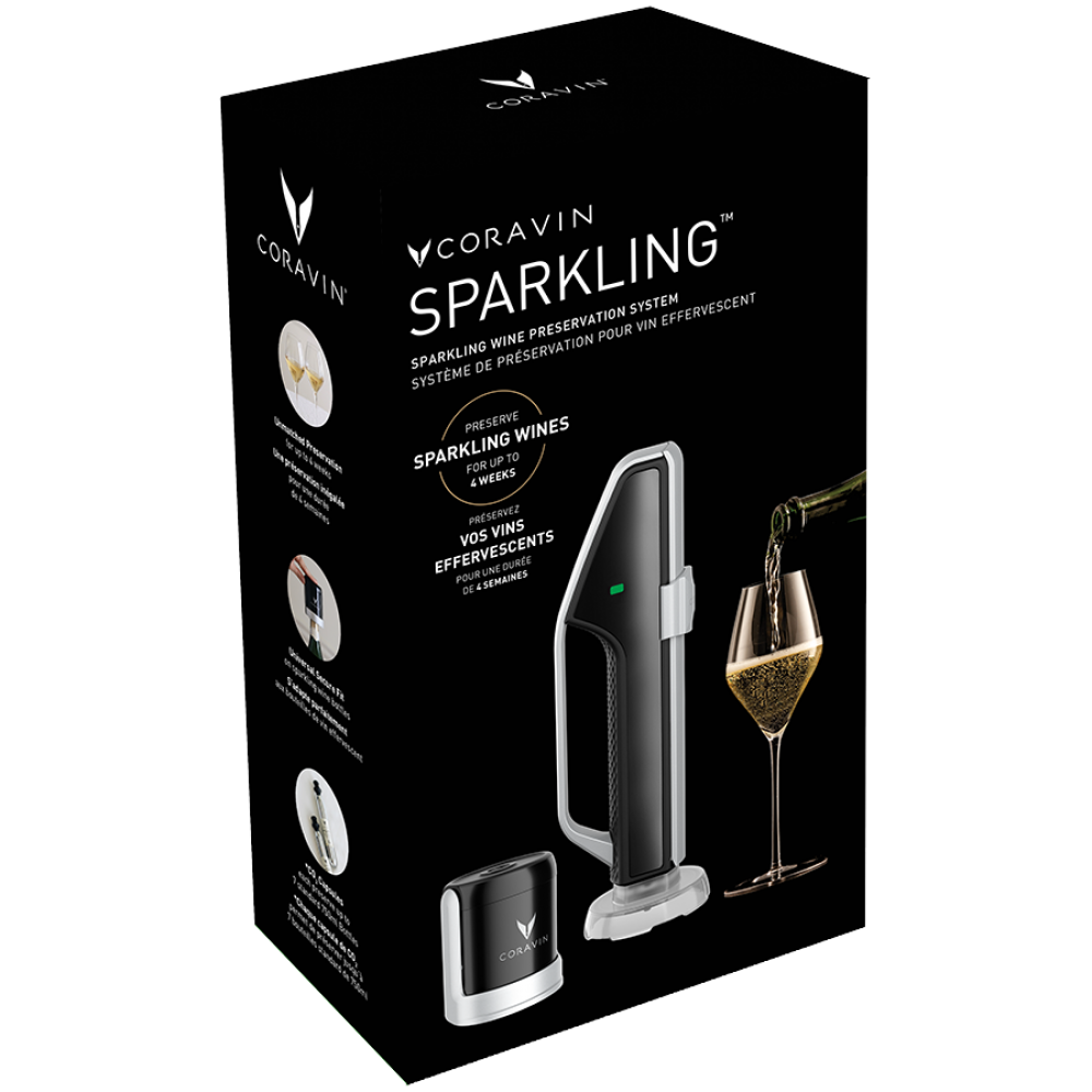 Coravin Sparkling System do przechowywania wina musującego CO2