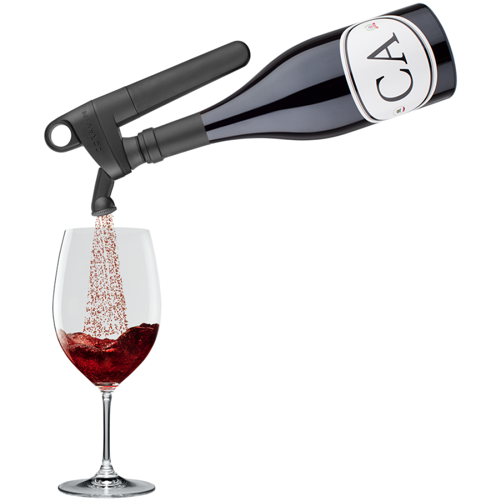 Coravin Pivot Aerator do systemu przechowywania wina Czarny