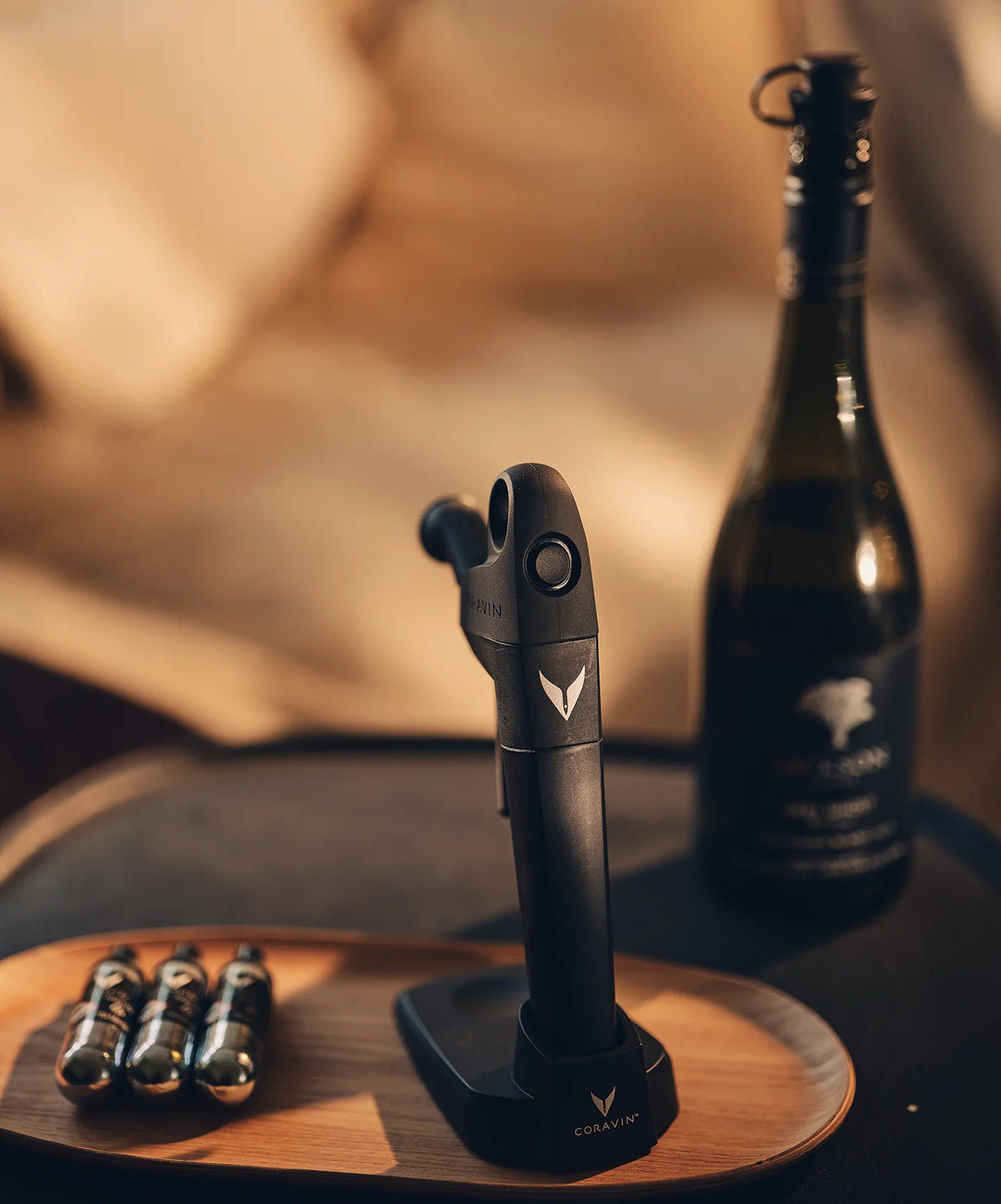 Coravin Pivot Plus System do przechowywania wina Czarny